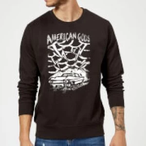 American Gods Car Storm Sweatshirt - Black - 5XL