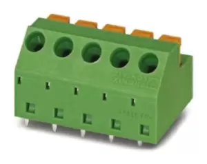 Phoenix Contact Mfkdsp/ 5-5,08 Terminal Block, Wire To Brd, 5Pos, 18Awg