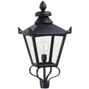 Elstead Grampian - 1 Light Outdoor Post Lantern Black, E27