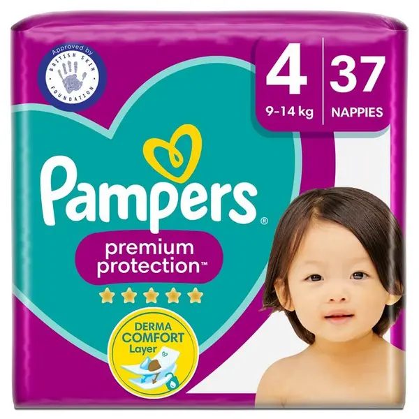 Pampers Premium Protection Size 4 37 Nappies
