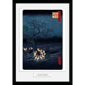 Hiroshige New Years Eve Foxfire Collector Print