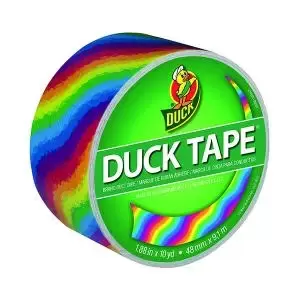 Ducktape Coloured Tape 48mmx9.1m Rainbow Pack of 6 281496 SUT35107