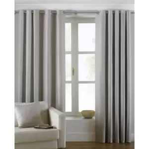 Riva Home Atlantic Eyelet Ringtop Curtains (168 x 137cm) (Natural)