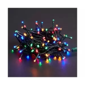 100 Battery Operated String Lights Multi-Coloured, none
