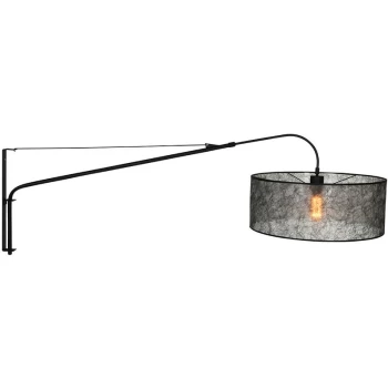 Sienna Lighting - Sienna Elegant Classy Wall Lamp with Shade Black Matt