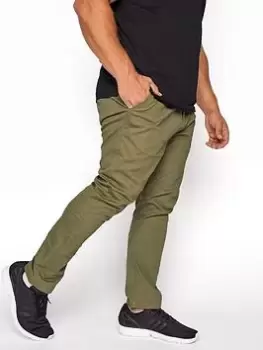 BadRhino Essential Chino Trousers - Khaki, Size 58, Inside Leg 32, Men