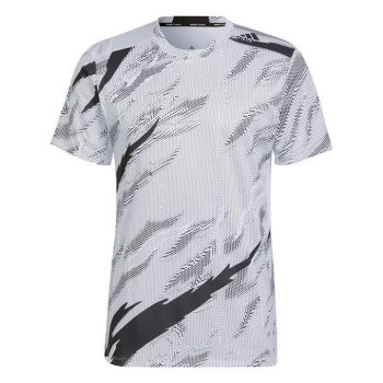adidas Designed 4 Training Graphic T-Shirt Mens - White