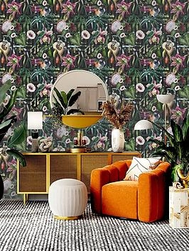 Arthouse Paul Moneypenny Tropical Infinity Multi Wallpaper Paper - wilko