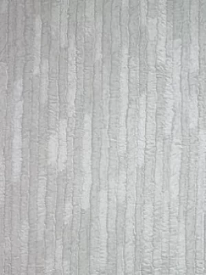 Fine Decor Bergamo Leather Texture Off White/Silver