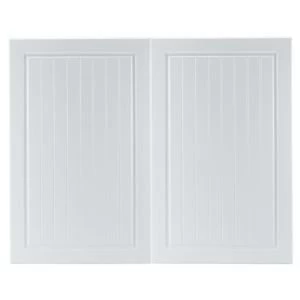 IT Kitchens Chilton White Country Style Larder door W600mm Set of 2