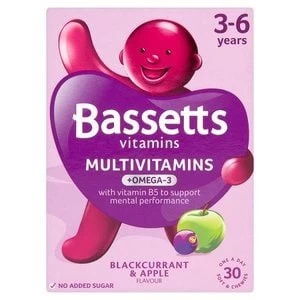 Bassetts Vitamins 3-6 Multivitamins + Omega 3 Pastilles 30s
