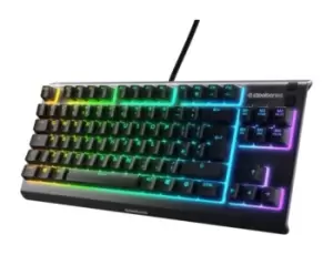 SteelSeries Apex 3 TKL Wired Gaming Keyboard - Black