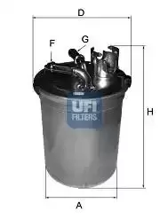 UFI 24.004.00 Fuel Filter