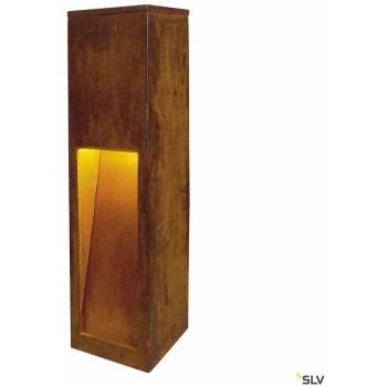 SLV - Rusty Outdoor Light, Slot Floor Light Socket Inside 50cm Rust - Rust
