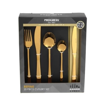 Progress Progress 20 Piece Cutlery Set - Clear