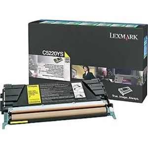 Lexmark C5220YS Yellow Laser Toner Ink Cartridge