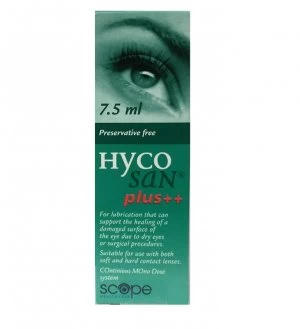 Hycosan Plus++ Eye Drops 7.5ml Preservative Free