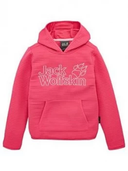 Jack Wolfskin Girls Modesto Hoodie - Pink, Size 3-4 Years, Women