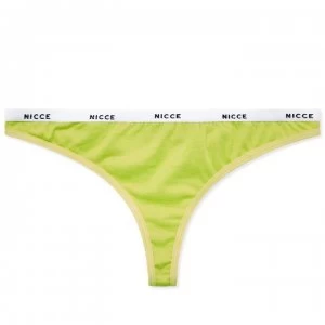 Nicce Thong Womens - Safety Yellow
