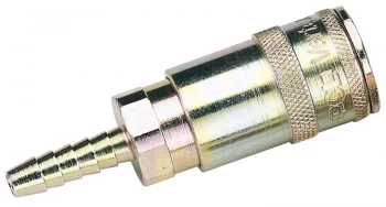 DRAPER 1/4" Bore Vertex Air Line Coupling with Tailpiece (Sold Loose) 51412