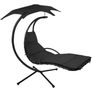 Hanging chair Kasia - garden swing seat, garden swing chair, swing chair - Black - black