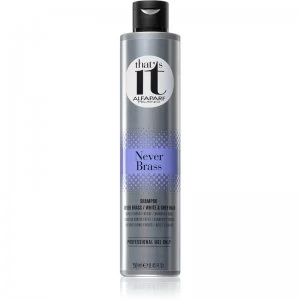 Alfaparf Milano That s it Never Brass Shampoo for White and Grey Hair for Professional Use 250ml