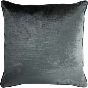 Paoletti - Stella Embossed Texture Cushion Graphite - Graphite