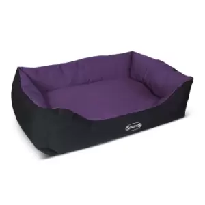 Scruffs Expedition X-Large Box Pet Bed - Plum