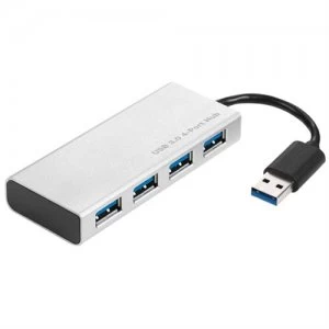 2-Power 4-Port USB 3.0 Hub With UK Power Adapter