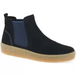 Gabor Lourdes Womens Chelsea Boots womens Shoes (High-top Trainers) in Blue