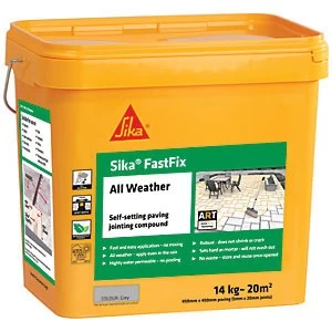 Sika Fast Fix All Weather Jointing Paving Compound - Grey 14kg