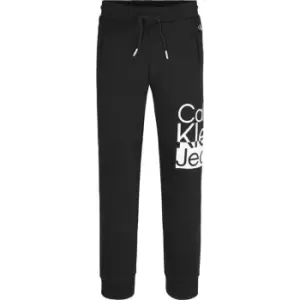 Calvin Klein Jeans Box Logo Sweatpants - Black