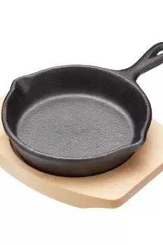 Cast Iron Mini Frying Pan, 11.5x16x2cm, Gift Boxed
