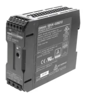 Omron S8VK-G Switch Mode DIN Rail Power Supply 85 264V ac Input, 12V dc Output, 4.5A 60W