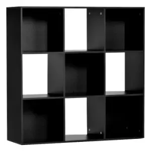 Homcom 9 Cube Organiser Storage Bookshelf Black