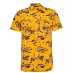 ONeill Tropical Short Sleeve Shirt - Yellow