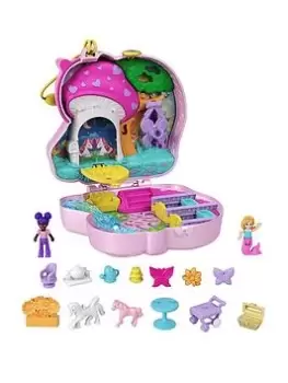 Polly Pocket Unicorn Forest Compact And Accessories