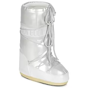 Moon Boot MOON BOOT VYNIL MET womens Snow boots in White - Sizes 6 / 7,3 / 5