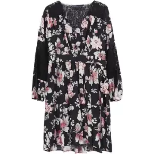French Connection Aletta Crepe Floral Dress - Multi