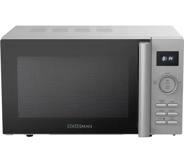 STATESMAN SKMS0820DSS Solo Microwave - Silver/Grey
