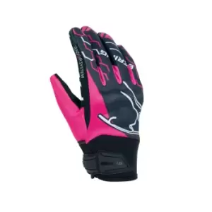 Bering Lady Walshe Gloves Black Fuchsia T9