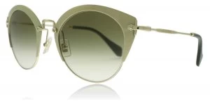 Miu Miu MU53RS Sunglasses Green Pale Gold UR39T1 52mm