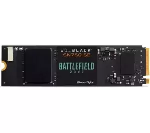 Western Digital 1TB WD_BLACK SN750SE Battlefield 2042 Edition NVMe M.2 SSD Drive