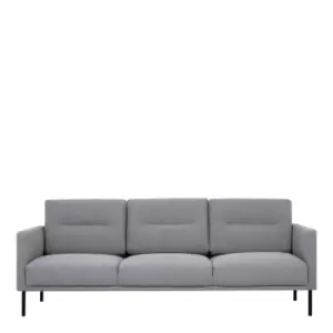 Larvik 3 Seater Sofa Grey Black Legs