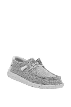 HEYDUDE Wally Sox Shoe Male Stone White UK Size 12