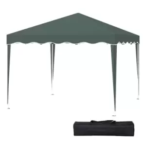 Outsunny 3X3M Pop Up Gazebo Marquee Tent For Garden With Carry Bag - Green