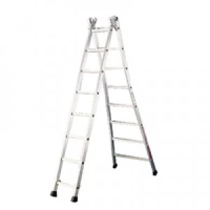 Slingsby Transformable Aluminium Ladder 2x6 Rung 328806