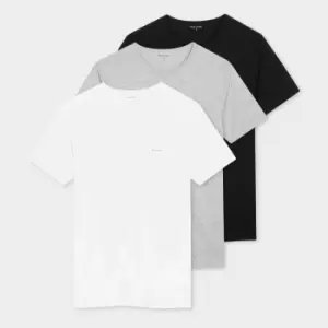 Paul Smith Mens 3 Pack T-Shirts - Black/Grey/White - XXL