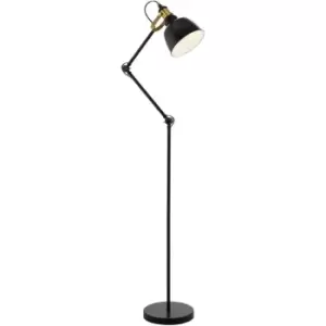 Eglo - thornford Black & Bronze Floor Lamp - Black and bronze