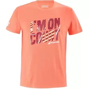 Babolat Exercise Message Tee - Pink